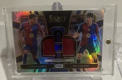 2024-25 Select FIFA Soccer Silver Prizm Lamine Yamal Pau Cubarsi Dual Patch