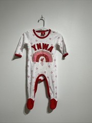 NEW Liverpool F.C Baby Size 3-6 Months Long Sleeve Red & White One Piece – YNWA