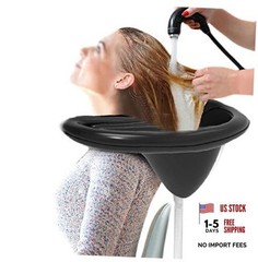 Inflatable Rinse Hair Wash Basin Fold Adjustable with Drainage,Hair Style4