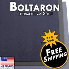 Boltaron™ Sheet (8in x 8in)(.060, .080, .093 Thicknesses)(1 QTY.)